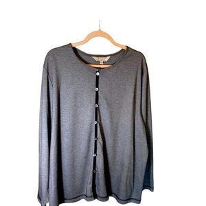John Paul Richard 2X Uniform Woman grey top